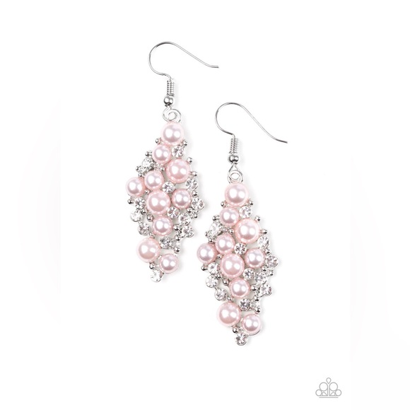 Famous Fashion Pink Earrings - Picture 1 of 6